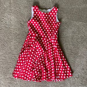 Red polka dot 4T/5T dress
